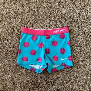Nike pro spandex shorts